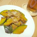 あんこ３１３'s cooksnap of when they made かぼちゃのソテーバターおかか醤油味.