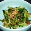 月見男子's cooksnap of when they made 大根の葉で一品.