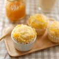 あたまのうえにそら's cooksnap of when they made ジューシー！にんじんとオレンジの蒸しパン.