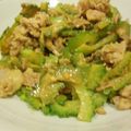 fusumam's cooksnap of when they made ゴーヤと豚肉の味噌炒め.