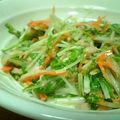 かけい飯's cooksnap of when they made 水菜とシーチキンのしゃきしゃきゴマサラダ！！.