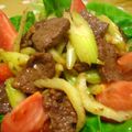 せがわたつゆみ's cooksnap of when they made 簡単！美味しぃ牛肉セロリ炒め♪.