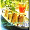 pappatyan's cooksnap of when they made ☆★☆キューリのキューちゃんサンド☆★☆.