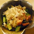 BiwacoJune's cooksnap of when they made トマトときゅうりのゴマ油サラダ.