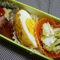 yukanosuke's cooksnap of when they made お弁当にも♪簡単卵のおかか醤油やき☆.