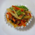 ｕｕｕ's cooksnap of when they made 時間がない時の簡単じゃが玉人参炒め.