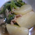 八十吉's cooksnap of when they made 豚肉＆かぶのとろりん蒸し.