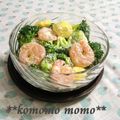 komomoもも's cooksnap of when they made エビとブロッコリーのサラダ.