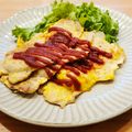 かなりんココりん's cooksnap of when they made 簡単！豚肉に卵をつけてポークピカタ.