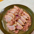 かわゆう1211's cooksnap of when they made 超簡単！至福のおつまみ『鴨ハムレシピ』♬.