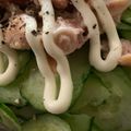 MULA's cooksnap of when they made ★鮭缶ときゅうりの簡単サラダ★.