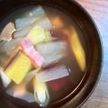 studio a'25's cooksnap of when they made ほっこり♡長ネギと大根、ベーコンのスープ.