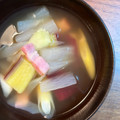 studio a'25's cooksnap of when they made ほっこり♡長ネギと大根、ベーコンのスープ.