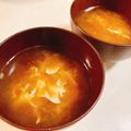 papikun's cooksnap of when they made かきたま味噌汁.
