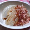 ★ほのどんママ★'s cooksnap of when they made 新たまねぎ、レンジ蒸しでごろん（２）.