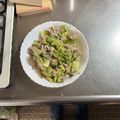 セブン克明's cooksnap of when they made さっと一品！豚こまの大葉クリーム炒め.