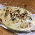 北京パンダ's cooksnap of when they made かぼちゃとほうれん草のグラタン.
