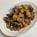 卯月のうさぎ２０１４'s cooksnap of when they made とろり☆牛肉と茄子のマスタードソース炒め.
