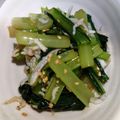 さやたーん's cooksnap of when they made 小松菜としらすの和え物.