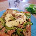 リンリン☆☆☆'s cooksnap of when they made ツナとゴーヤのトースト.