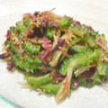 papikun's cooksnap of when they made 簡単！ゴーヤとシバ漬けの絶品和え♪.