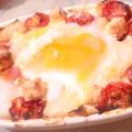 くっくのん's cooksnap of when they made 白菜DEトマトチーズグラタン.