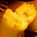 はちみつバチ's cooksnap of when they made そんなバナナを皮ごと半分に☆.