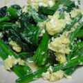 ＭＯＭＯパンダ's cooksnap of when they made ほうれん草と卵の中華風炒め物.
