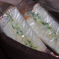ぱっくんぷっくん's cooksnap of when they made ♪大根と胡瓜の味噌マヨ和えサンド♪.