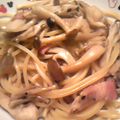 ミワボシ's cooksnap of when they made 秋味★きのこたっぷり和風パスタ.