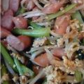 くるもんちゃ's cooksnap of when they made もやしと卵とウインナーのバター醤油炒め.