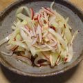 畑仁郁野's cooksnap of when they made ハヤトウリの紅白なま酢.