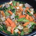 びかママ's cooksnap of when they made 小松菜と厚揚げの変わり麻婆.