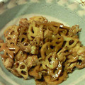 chapuchapu's cooksnap of when they made レンコンと豚こまのオイスターソース炒め.