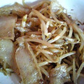 しゃにゃ's cooksnap of when they made 豚肉ともやしのからし炒め（お給料日前用）.