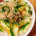 figaron311's cooksnap of when they made さっぱり★豚肉ときゅうりの梅だれ炒め.