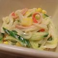 たもたん's cooksnap of when they made そうめんサラダ.