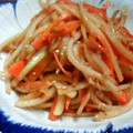 ﾋﾟｮﾝｺ's cooksnap of when they made 大根の皮とにんじんのきんぴら.