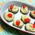 キョク's cooksnap of when they made 椎茸の明太マヨチーズ焼き.