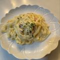 mik73i's cooksnap of when they made *簡単♪全卵DE☆カルボナーラうどん*.