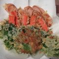 ころω's cooksnap of when they made カニかまの天ぷら　★お弁当に色鮮やか★.
