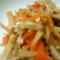 ハルトクマックス's cooksnap of when they made シャキッ★ごぼうのそぼろキンピラ風♪.