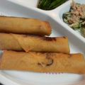 徹嫁っち's cooksnap of when they made クリームチーズと塩こんぶの春巻き.