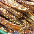 みっきい×２'s cooksnap of when they made ごぼうが1本食べられる～甘辛胡麻がらめ.