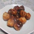 きらり流れ星's cooksnap of when they made おからでヘルシー!肉団子☆酢豚風☆.