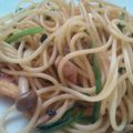 かおちん８'s cooksnap of when they made ベーコンとほうれん草のパスタ.