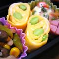 みみり３４'s cooksnap of when they made 黒糖で栄養UP！豆乳と枝豆の卵焼き❀.