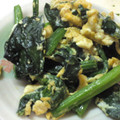 はにぉ's cooksnap of when they made ほうれん草と卵のソテー.
