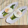 yesmama's cooksnap of when they made アスパラを温泉卵でとろーっとサラダ.