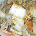 yukoahi's cooksnap of when they made 簡単がっつり！挽肉と白菜のどんぶり.